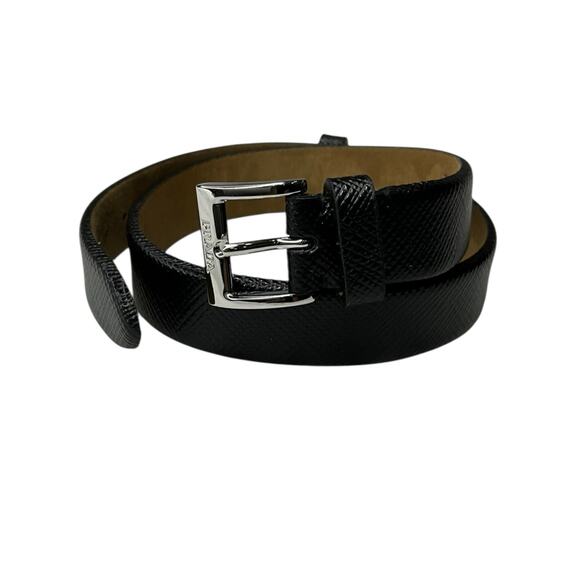 967. Prada black Leather Bracelet - Picture 1 of 3